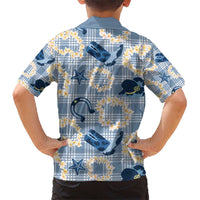 Aloha Hawaii Paniolo Jeans Palaka Kid Hawaiian Shirt Coastal Rodeo - Polynesian Pride