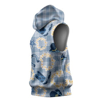 Aloha Hawaii Paniolo Jeans Palaka Sleeveless Hoodie Coastal Rodeo - Polynesian Pride