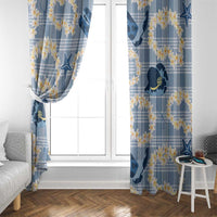 Aloha Hawaii Paniolo Jeans Palaka Window Curtain Coastal Rodeo - Polynesian Pride