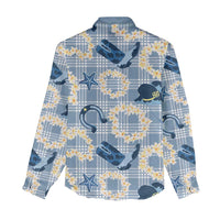 Aloha Hawaii Paniolo Jeans Palaka Women Casual Shirt Coastal Rodeo - Polynesian Pride