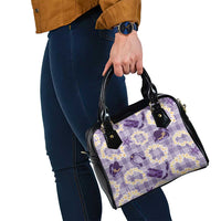 Aloha Hawaii Paniolo Lavender Palaka Shoulder Handbag Coastal Rodeo - Polynesian Pride
