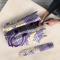 Aloha Hawaii Paniolo Lavender Palaka Umbrella Coastal Rodeo - Polynesian Pride