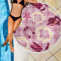 Aloha Hawaii Paniolo Lokelani Rose Palaka Beach Blanket Coastal Rodeo LT7 - Polynesian Pride