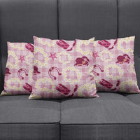Aloha Hawaii Paniolo Lokelani Rose Palaka Pillow Cover Coastal Rodeo LT7 - Polynesian Pride