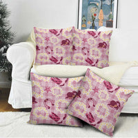 Aloha Hawaii Paniolo Lokelani Rose Palaka Pillow Cover Coastal Rodeo LT7 - Polynesian Pride