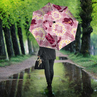 Aloha Hawaii Paniolo Lokelani Rose Palaka Umbrella Coastal Rodeo LT7 - Polynesian Pride