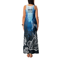 World Ocean Day Pasifika Family Matching Tank Maxi Dress and Hawaiian Shirt Awaken New Depths LT7 - Polynesian Pride