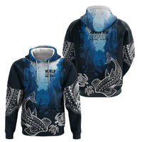 World Ocean Day Pasifika Zip Hoodie Awaken New Depths LT7 - Polynesian Pride