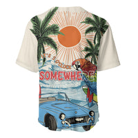 Summer Holiday It's 5 o'clock Somewhere Vintage Hawaii Baseball Jersey