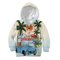 Summer Holiday It's 5 o'clock Somewhere Vintage Hawaii Kid Hoodie