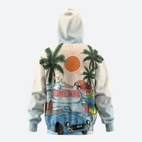 Summer Holiday It's 5 o'clock Somewhere Vintage Hawaii Zip Hoodie