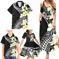 Aloha Hawaii Festive Family Matching Summer Maxi Dress and Hawaiian Shirt Frangipani Lace Classic LT7 - Polynesian Pride