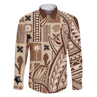 samoa-tapa-family-matching-summer-maxi-dress-and-hawaiian-shirt-siapo-mix-tatau-patterns