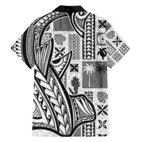 Samoa Tapa Hawaiian Shirt Siapo Mix Tatau Patterns - White LT7 - Polynesian Pride