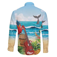 Aloha Honolulu Festival Family Matching Tank Maxi Dress and Hawaiian Shirt Ukulele By The Shore LT7 - Polynesian Pride