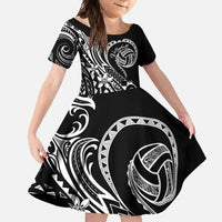 Polynesia Beach Volleyball Personalized Family Matching Tank Maxi Dress and Hawaiian Shirt Basic