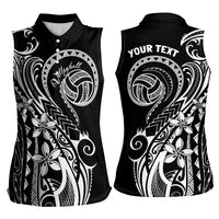 Polynesia Beach Volleyball Personalized Women Sleeveless Polo Shirt Basic