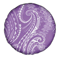 Polynesia Plumeria Lei Spare Tire Cover Periwinkle Curves Motif LT7 - Polynesian Pride