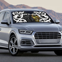 New Zealand WC2026 Black Auto Sun Shade Silver Fern