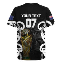 New Zealand WC2026 Custom Black Rugby Jersey Silver Fern