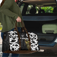 New Zealand WC2026 Black Travel Bag Silver Fern