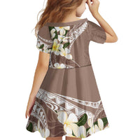 Aloha Hawaii Festive Family Matching Tank Maxi Dress and Hawaiian Shirt Frangipani Lace Classic - Beige LT7 - Polynesian Pride
