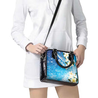 Aloha Hawaii Festive Shoulder Handbag Frangipani Lace Classic - Oceanic