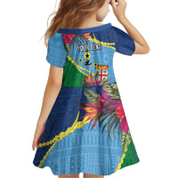 Personalized Malampa Fiji Day Together We Grow Family Matching Summer Maxi Dress and Hawaiian Shirt Special Tapa Mix LT7 - Polynesian Pride