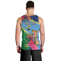 Personalized Malampa Fiji Day Together We Grow Men Tank Top Special Tapa Mix - Polynesian Pride