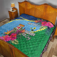 Personalized Malampa Fiji Day Together We Grow Quilt Special Tapa Mix LT7 - Polynesian Pride