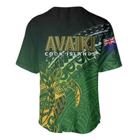 Cook Islands Rugby Kuki Avaiki Baseball Jersey Tribal Turtle - Polynesian Pride