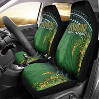 Cook Islands Rugby Kuki Avaiki Car Seat Cover Tribal Turtle LT7 - Polynesian Pride