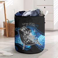 Maori Matariki Te Araroa Paikea Starry Laundry Basket Tangaroa Whakatauki