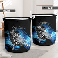 Maori Matariki Te Araroa Paikea Starry Laundry Basket Tangaroa Whakatauki
