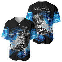Maori Matariki Te Araroa Paikea Starry Baseball Jersey Tangaroa Whakatauki