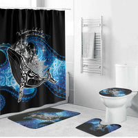 Maori Matariki Te Araroa Paikea Starry Bathroom Set Tangaroa Whakatauki