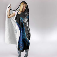 Maori Matariki Te Araroa Paikea Starry Hooded Blanket Tangaroa Whakatauki