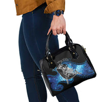 Maori Matariki Te Araroa Paikea Starry Shoulder Handbag Tangaroa Whakatauki