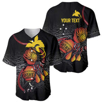 Personalized Papua New Guinea Milne Bay Baseball Jersey Bagi Necklace Mix Lime Pot Grunge LT7 - Polynesian Pride