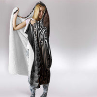 Aotearoa Maori - Australia Indigenous Hooded Blanket Koiri Whakairo Mix Aboriginal Art - Polynesian Pride