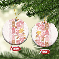 Christmas Aloha Hawaii Tiki Ceramic Ornament Hibiscus Spring Colors - Polynesian Pride