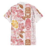 Christmas Aloha Hawaii Tiki Family Matching Off The Shoulder Long Sleeve Dress and Hawaiian Shirt Hibiscus Spring Colors LT7 - Polynesian Pride
