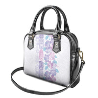 Christmas Aloha Hawaii Tiki Shoulder Handbag Hibiscus Winter Colors - Polynesian Pride