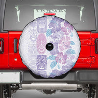 Christmas Aloha Hawaii Tiki Spare Tire Cover Hibiscus Winter Colors LT7 - Polynesian Pride