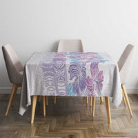 Christmas Aloha Hawaii Tiki Tablecloth Hibiscus Winter Colors - Polynesian Pride