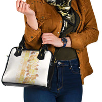 Christmas Aloha Hawaii Tiki Shoulder Handbag Hibiscus Autumn Colors LT7 - Polynesian Pride