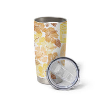 Christmas Aloha Hawaii Tiki Tumbler Cup Hibiscus Autumn Colors - Polynesian Pride