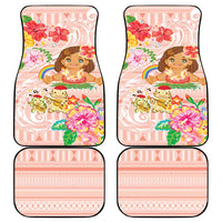 Aloha Hawaii Car Mats Kawaii Mele Kalikimaka - Pastel Fever LT7 - Polynesian Pride