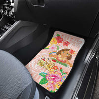 Aloha Hawaii Car Mats Kawaii Mele Kalikimaka - Pastel Fever LT7 - Polynesian Pride