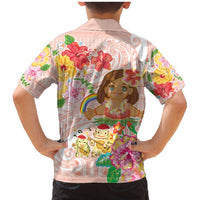 Aloha Hawaii Family Matching Mermaid Dress and Hawaiian Shirt Kawaii Mele Kalikimaka - Pastel Fever LT7 - Polynesian Pride